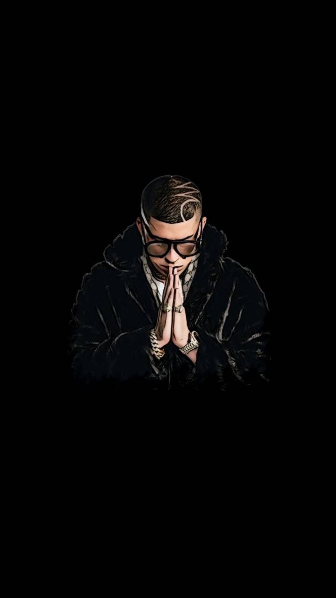 Uomo con occhiali mani giunte, 1080x1920 Verticale, Telefono
