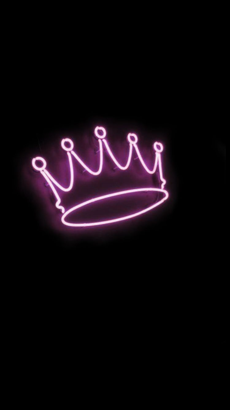 Corona neon viola, 750x1334 Verticale, Mobile