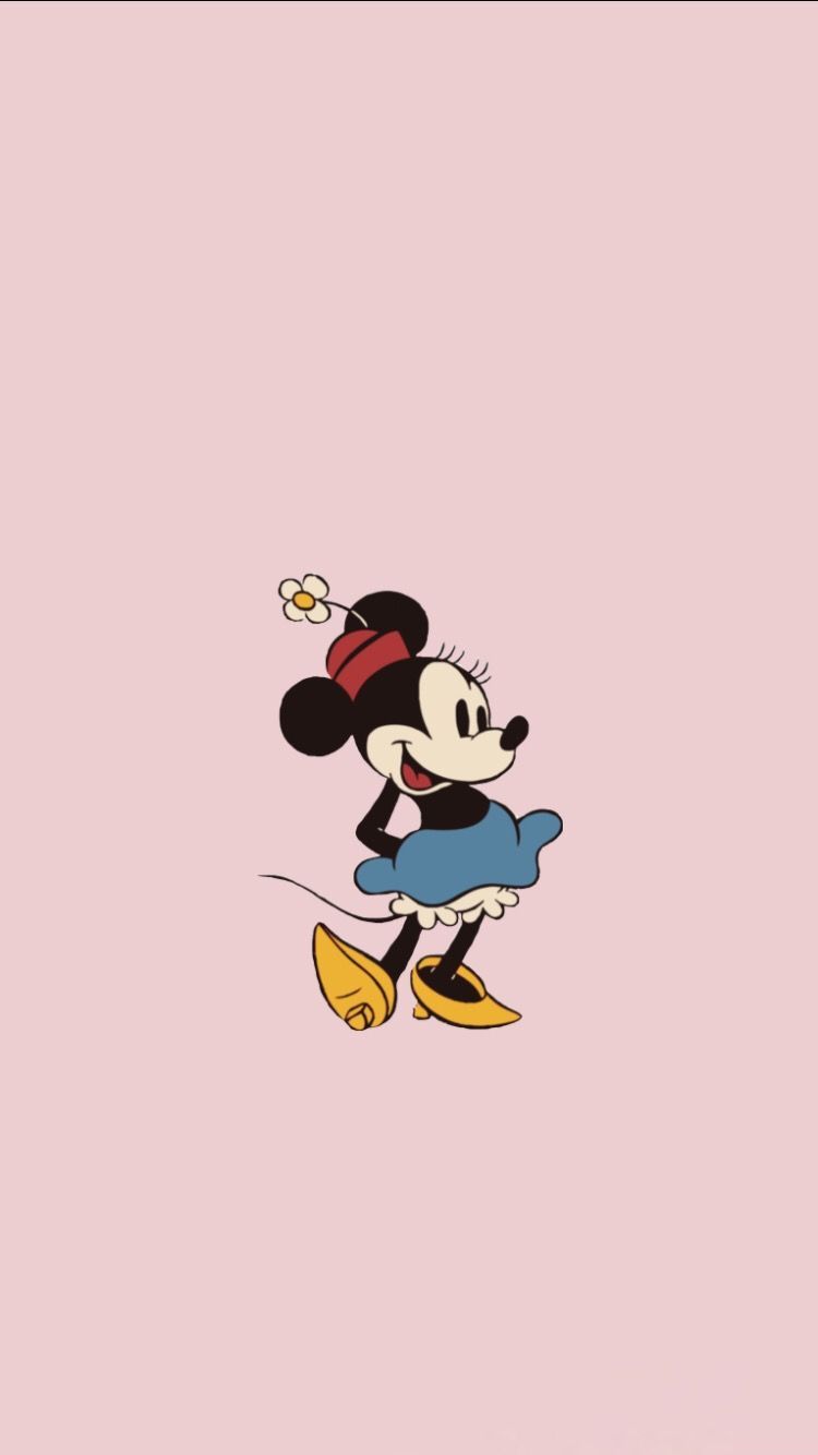 Minnie Mouse sfondo rosa, 750x1334 Verticale, iPhone