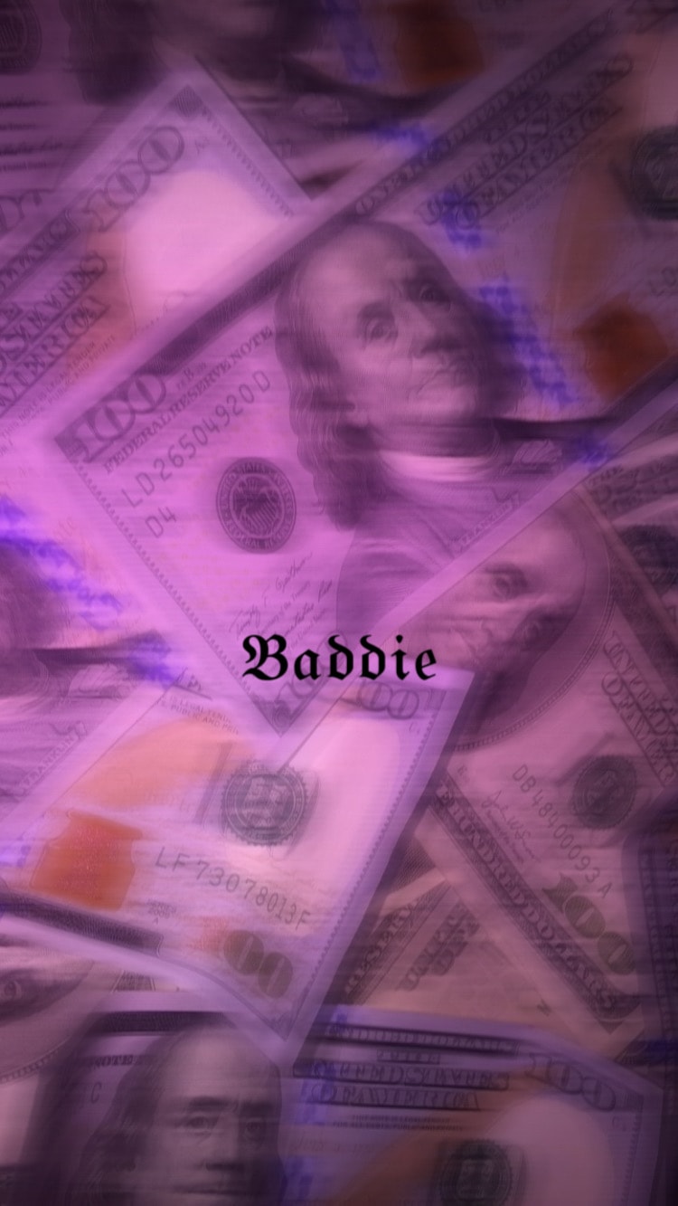 Banconote dollaro viola sfocate, 750x1333 Verticale, Telefono