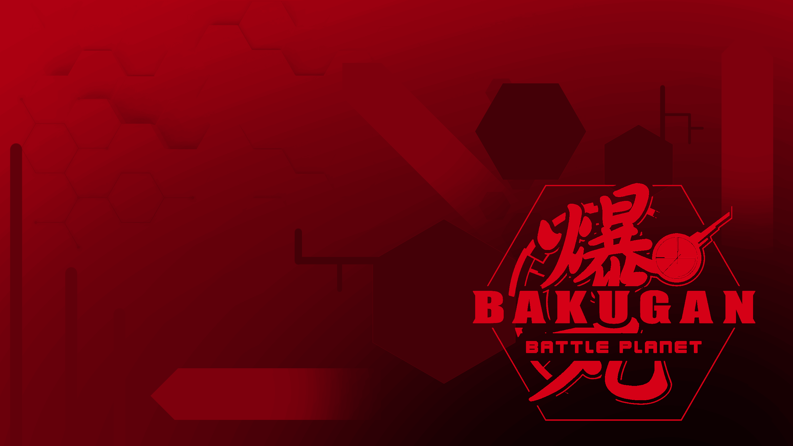 Logo Bakugan Battle Planet rosso, 2560x1440 1440p, Desktop