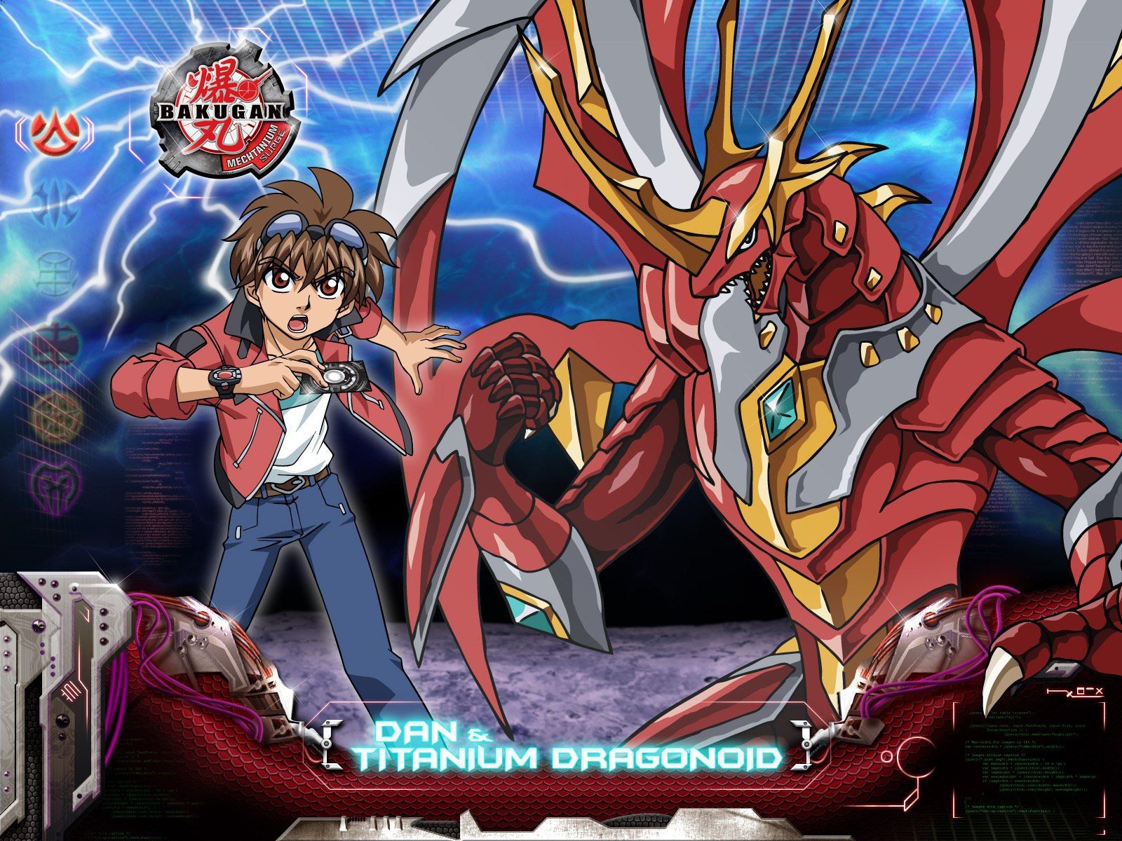 Dan e Titanium Dragonoid Bakugan, 1600x1200 HD Ready, Notebook Gaming