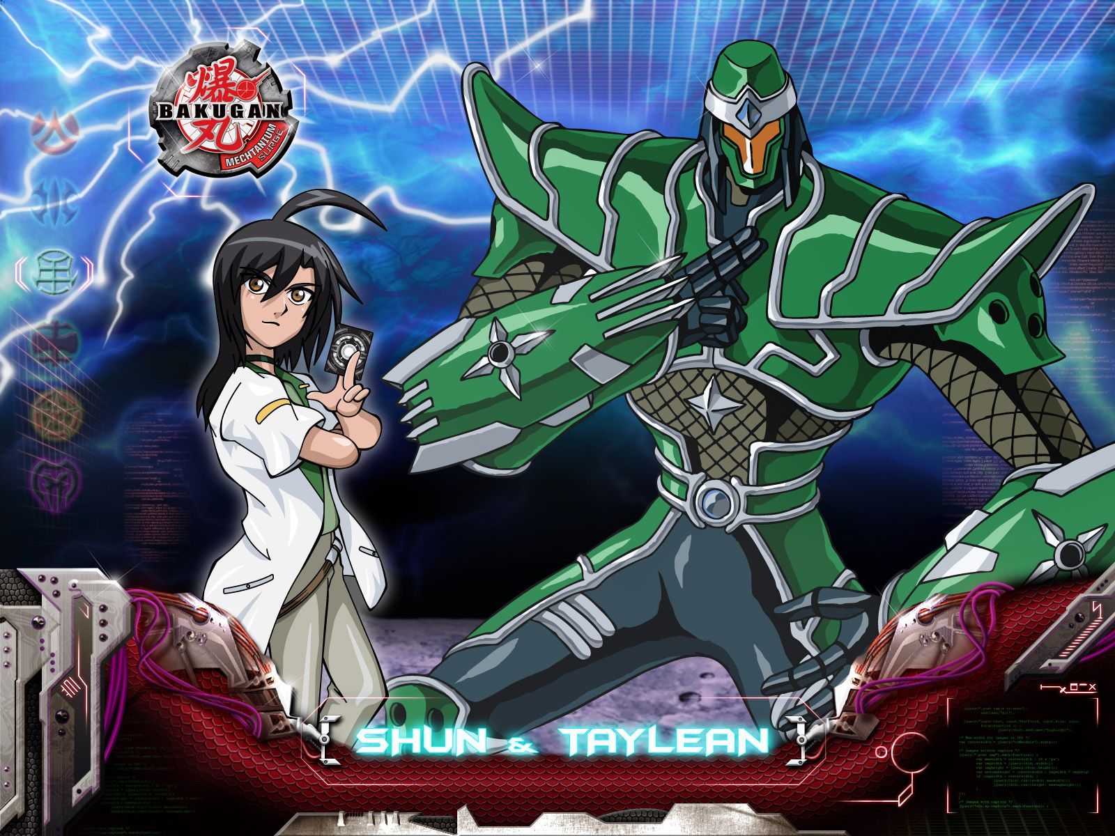 Shun e Taylean Bakugan, 1600x1200 900p, Desktop