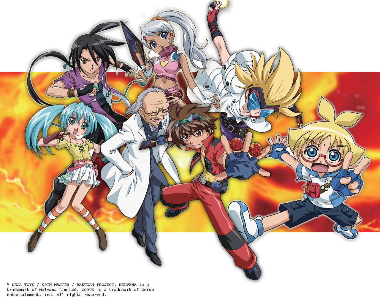 Personaggi Bakugan Battle Brawlers, 1280x1024 720p, PC