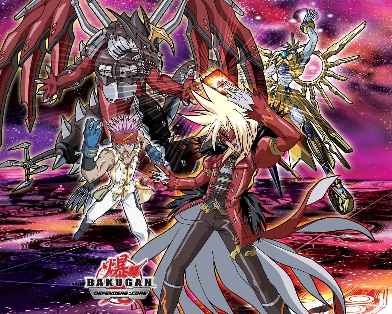 Bakugan personaggi battaglia spaziale, 1280x1024 720p, Laptop