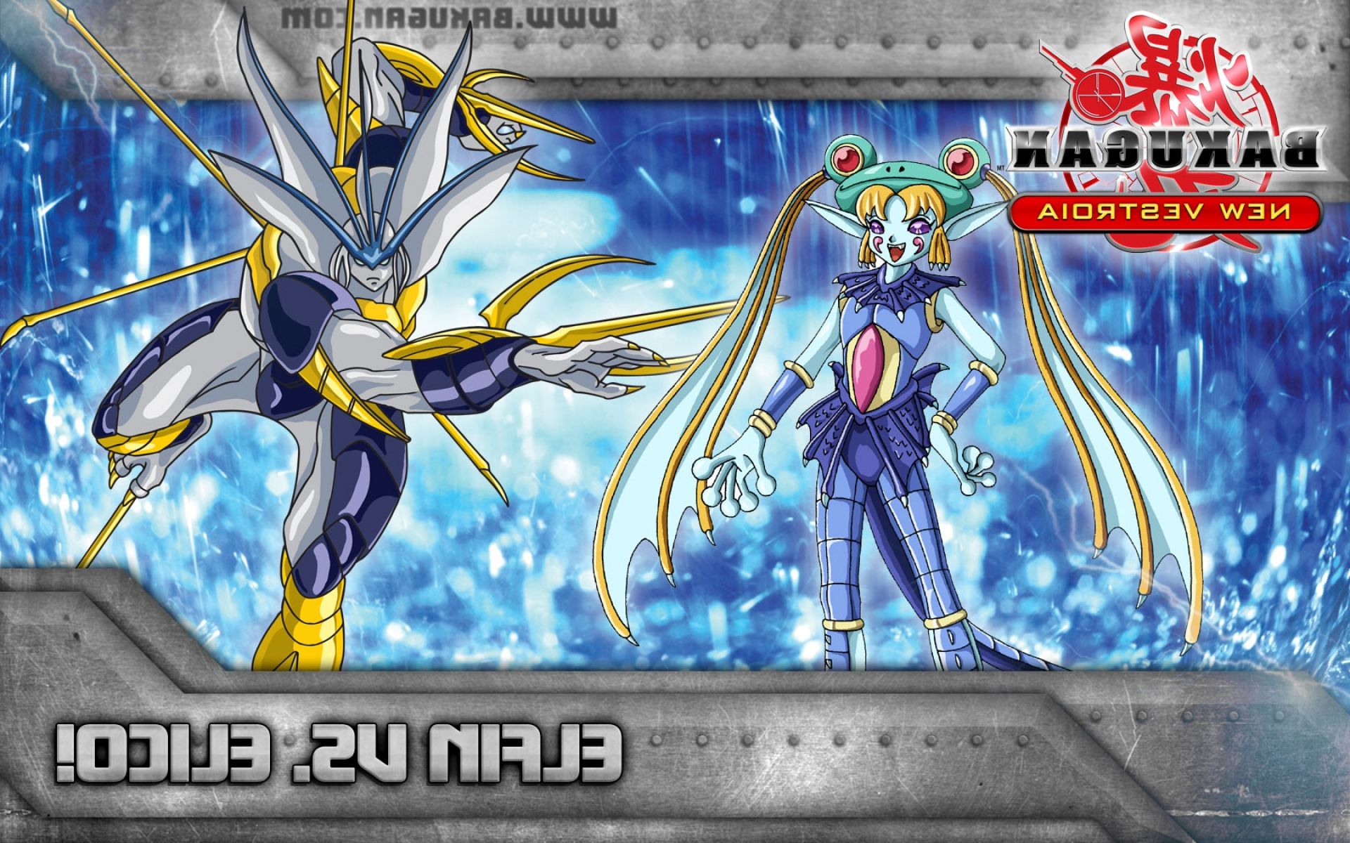 Bakugan Elfin vs Elico, 1920x1200 WUXGA, Desktop