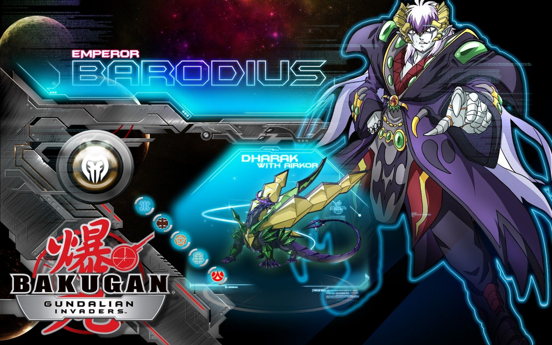 Bakugan Emperor Barodius, 1920x1200 Full HD+ WUXGA, Desktop