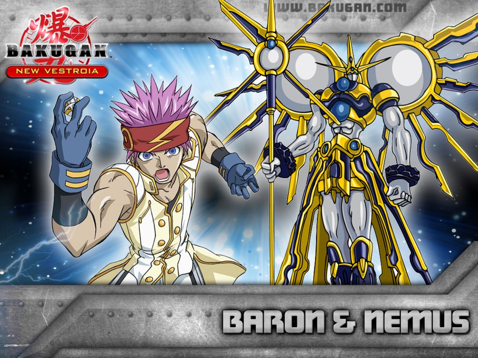 Baron e Nemus Bakugan, 1600x1200 HD Ready, Desktop