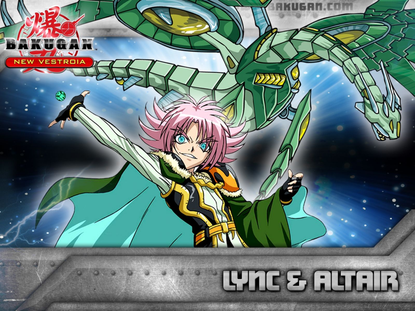 Bakugan Lync e Altair, 1600x1200 HD Ready, Laptop