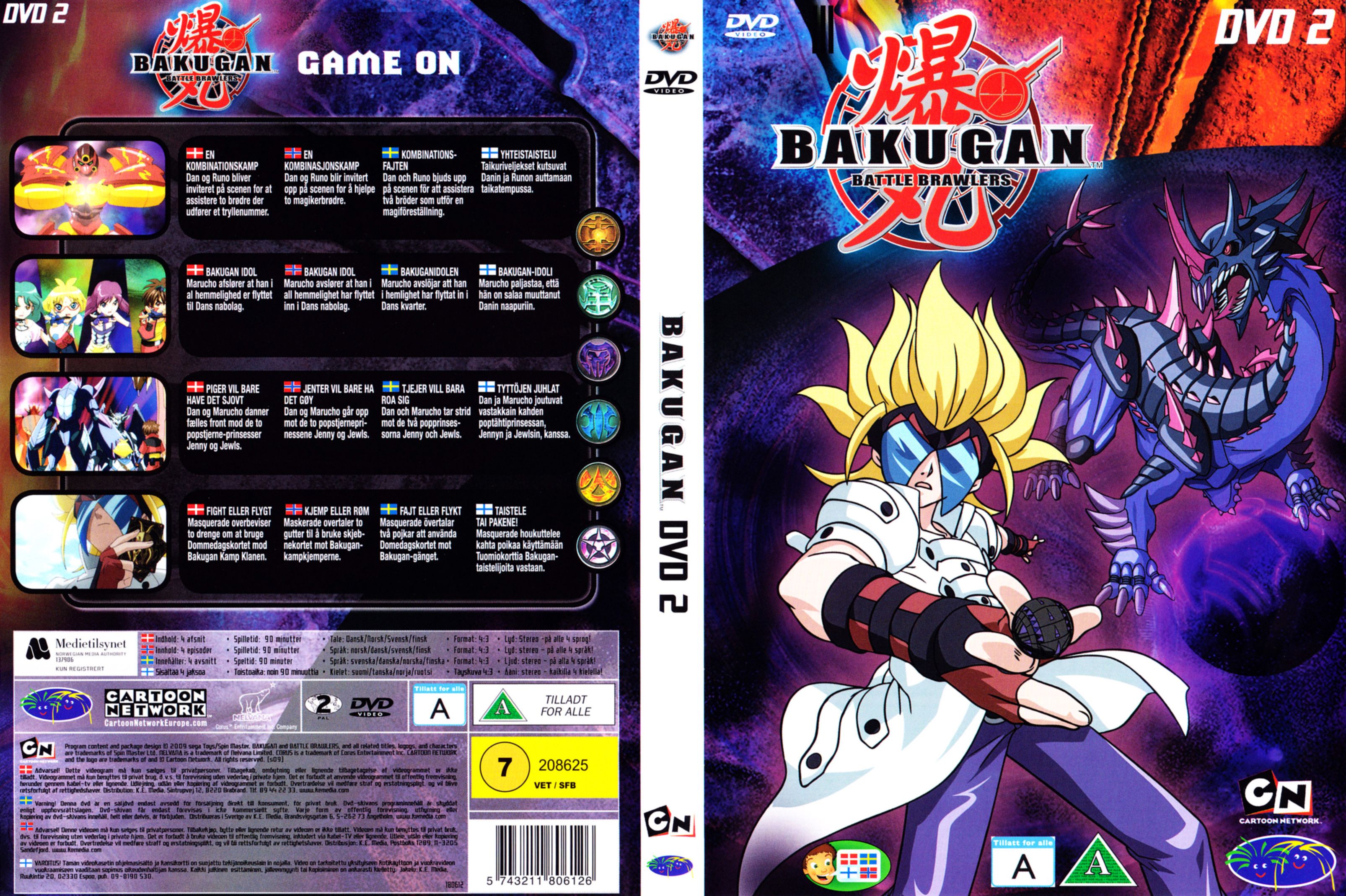 Copertina DVD Bakugan, 3212x2139 2K, Desktop