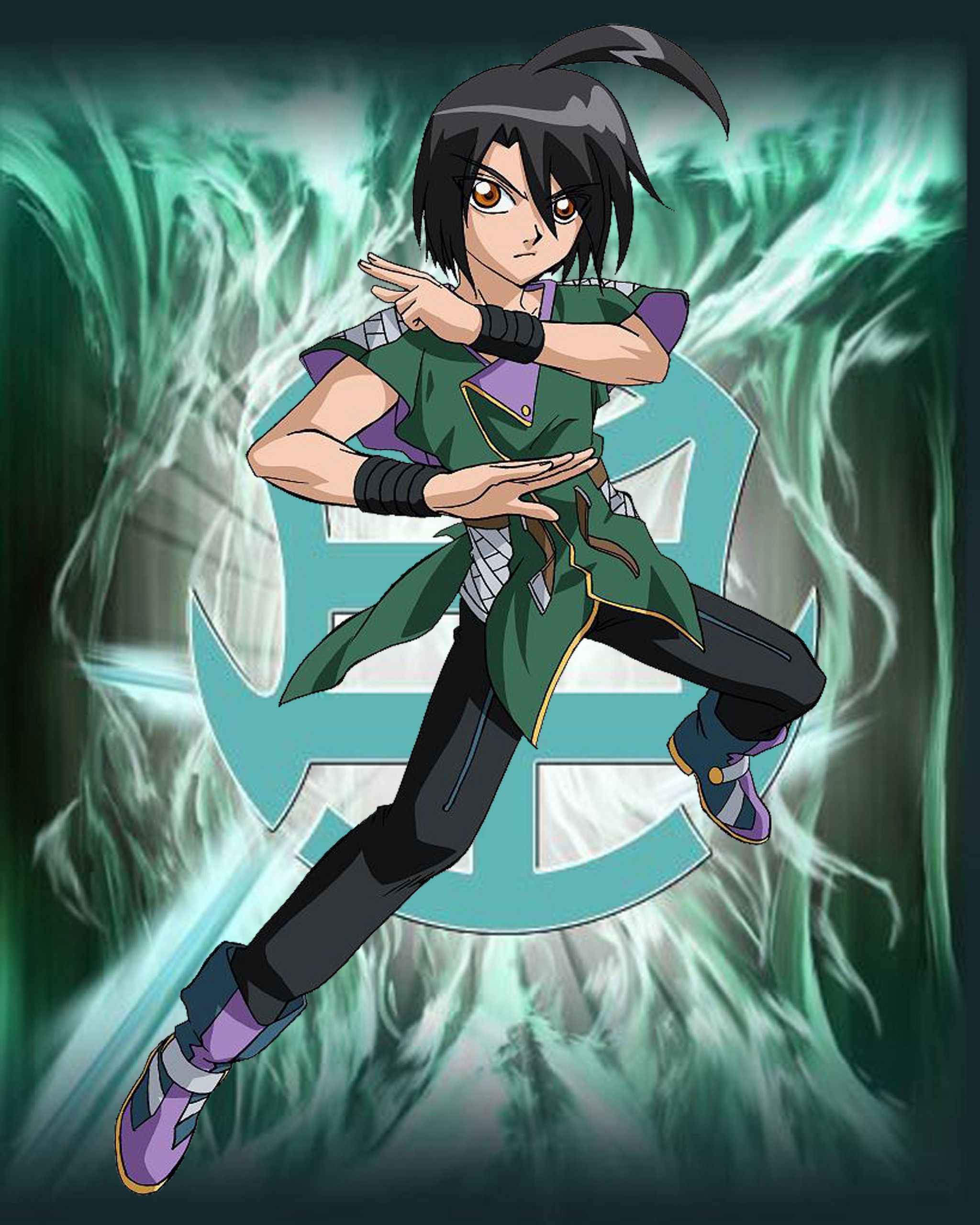 Personaggio Bakugan verde anime, 2048x2560 Verticale, Mobile