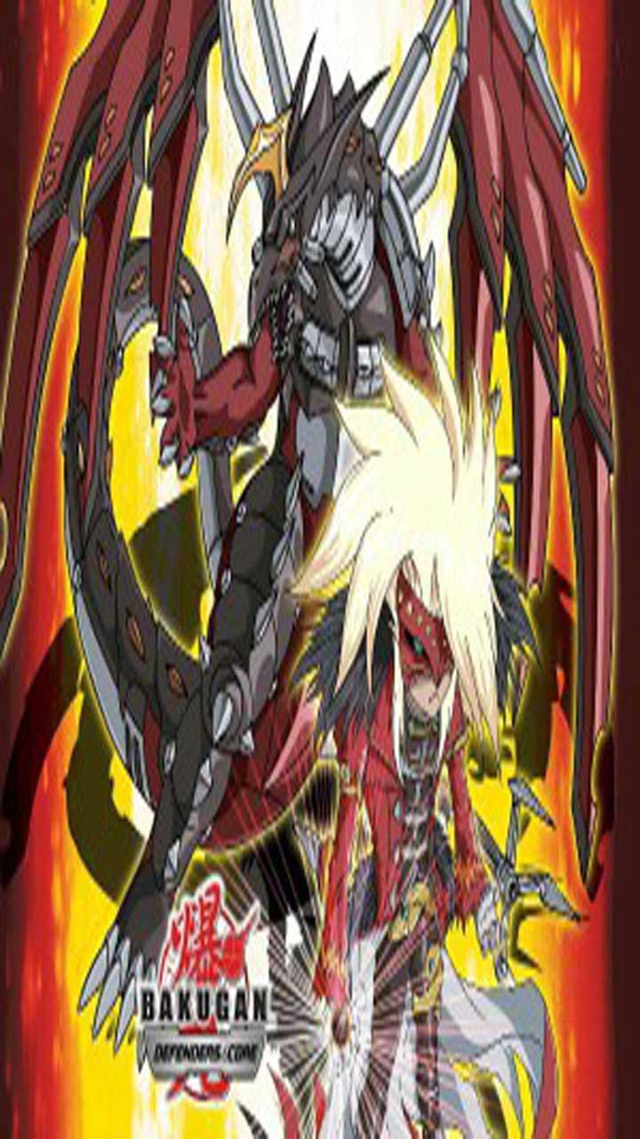 Bakugan drago rosso nero, 720x1280 Full HD Verticale, iPhone