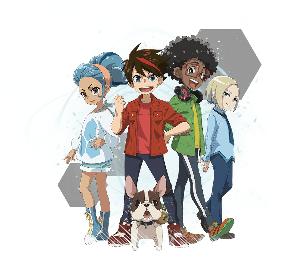 Personaggi Bakugan e cane, 953x887 HD, iMac