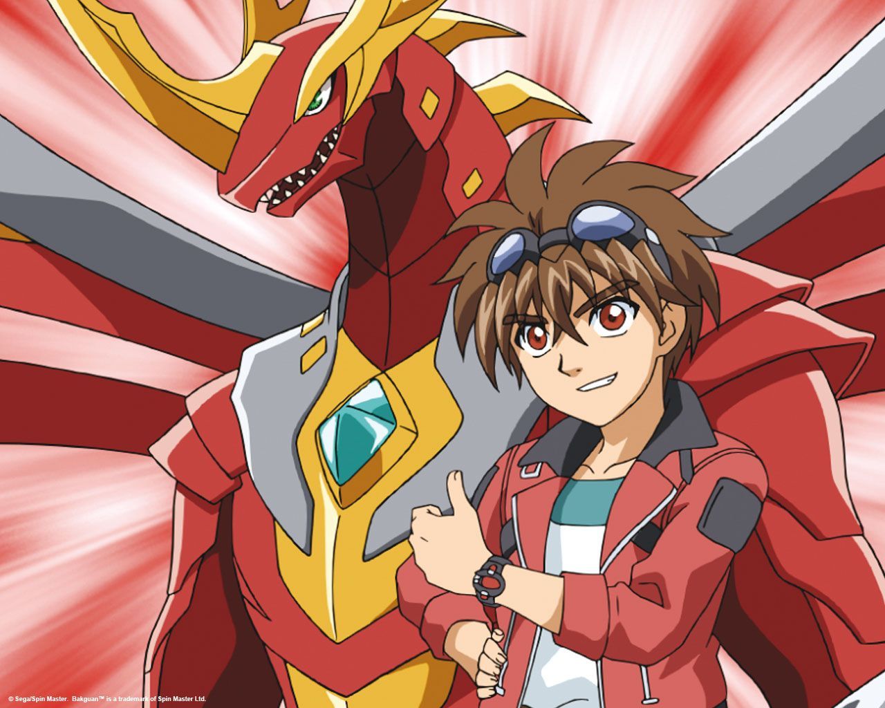 Dan e Drago Bakugan, 1280x1024 HD, Desktop