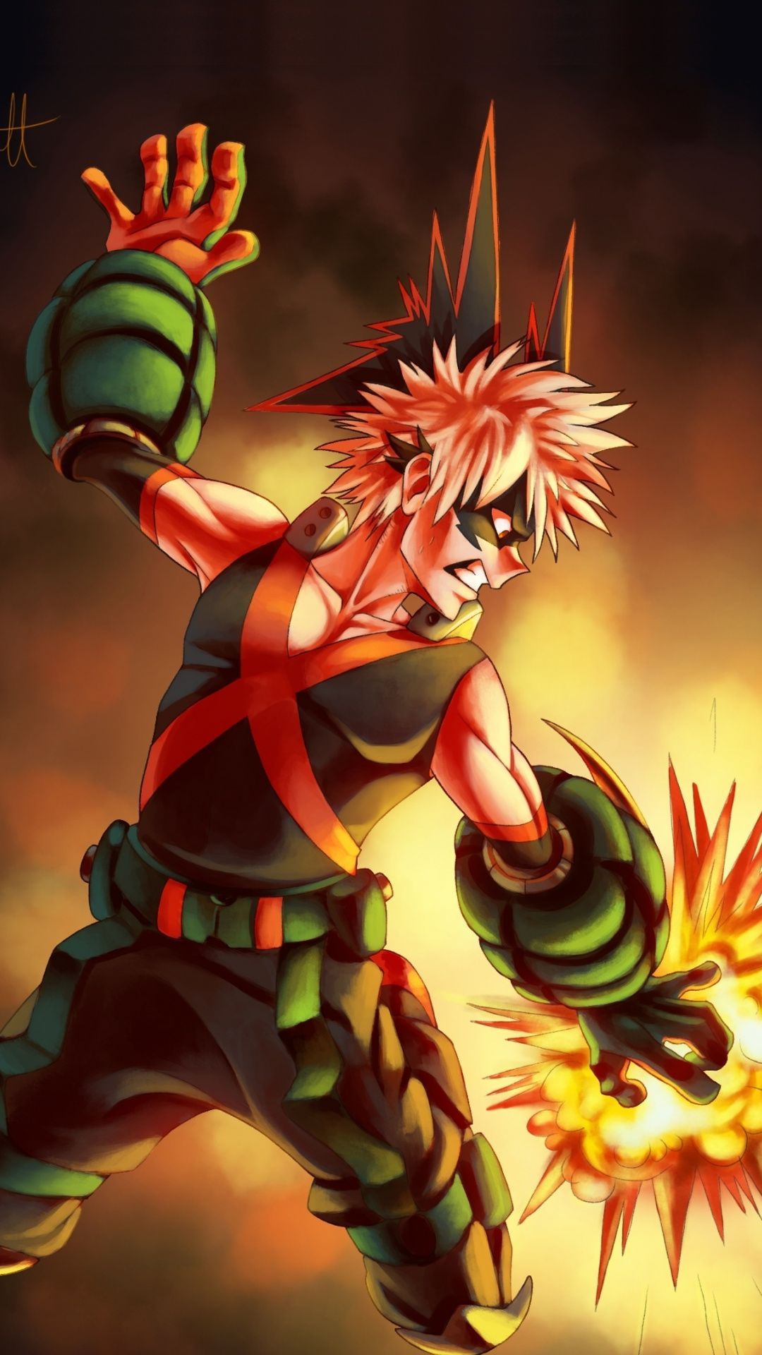 Bakugo modello 3D nero, 1920x1080 1080p, Monitor Gaming