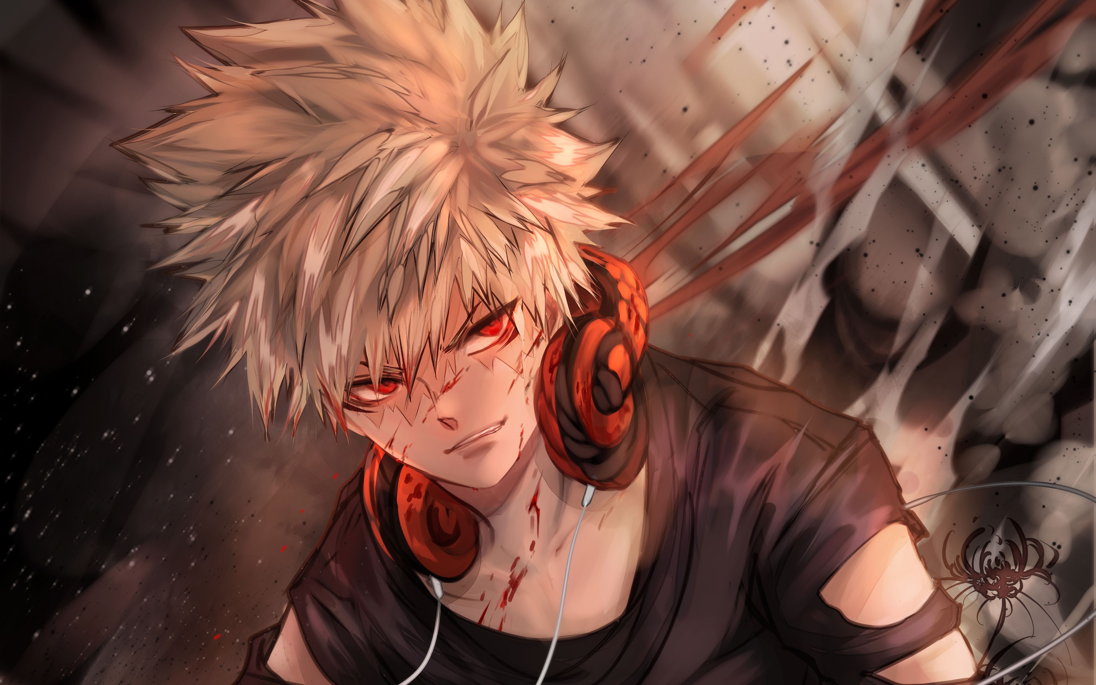 Bakugo Katsuki, My Hero Academia, 3840x2400 4K, PC Desktop