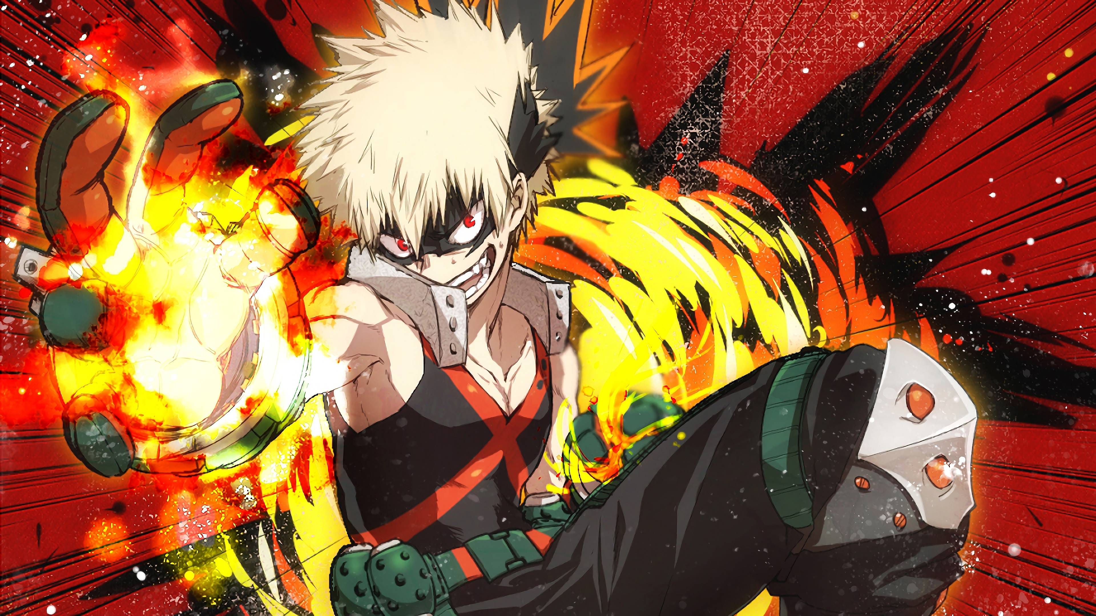 Bakugo esplosione My Hero Academia, 3840x2160 Ultra HD, PC