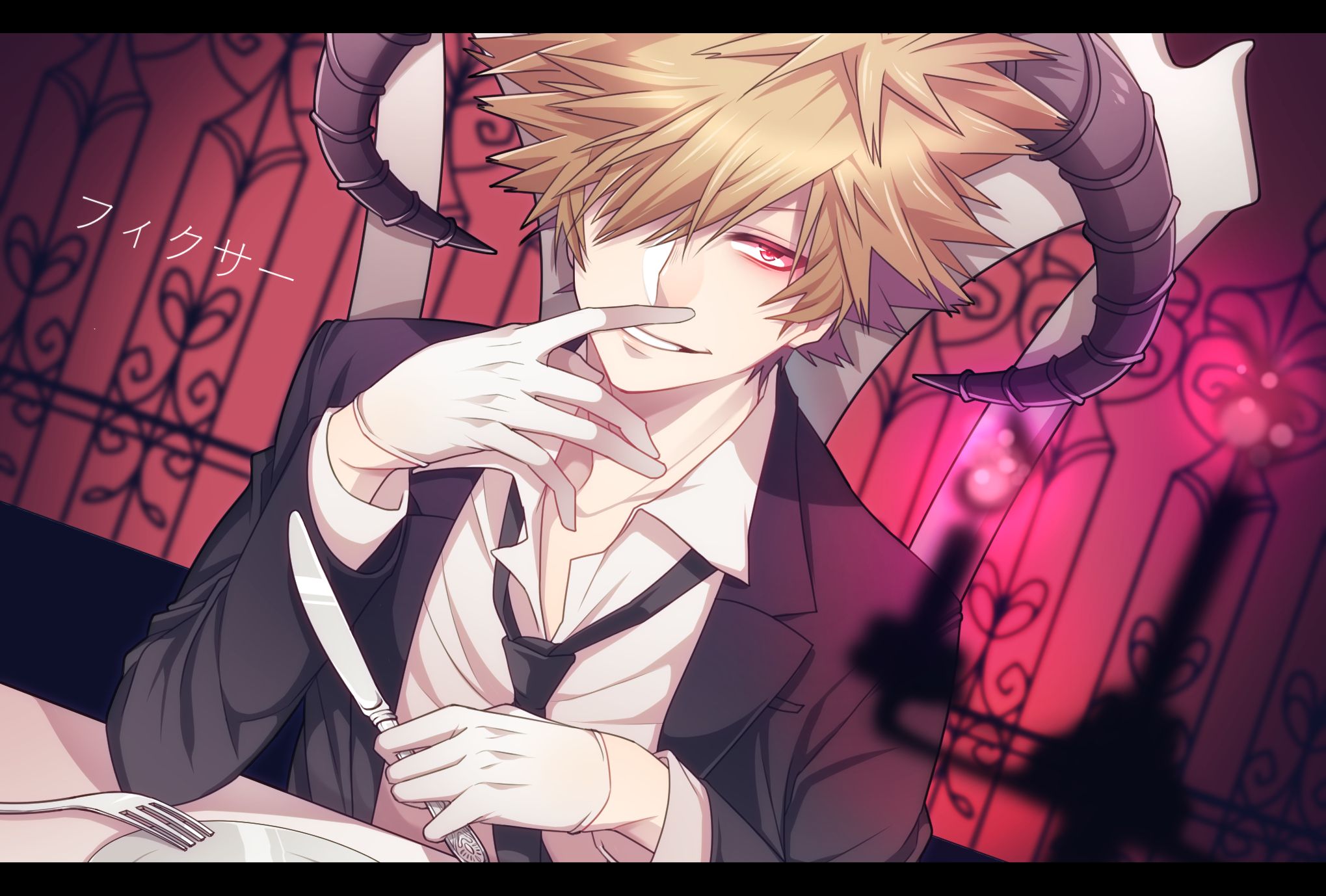 Bakugo demone anime rosso, 2039x1378 Hi-Res, Monitor Gaming