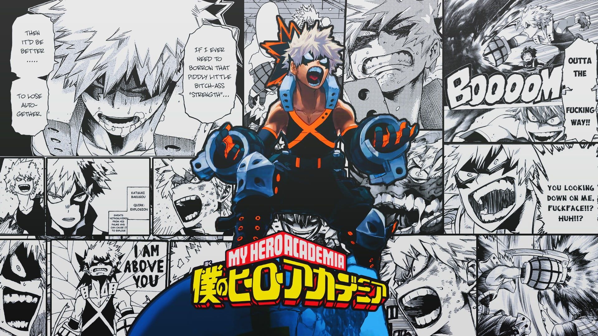 Bakugo e Izuku nella foresta, 1200x680 HD, PC Desktop