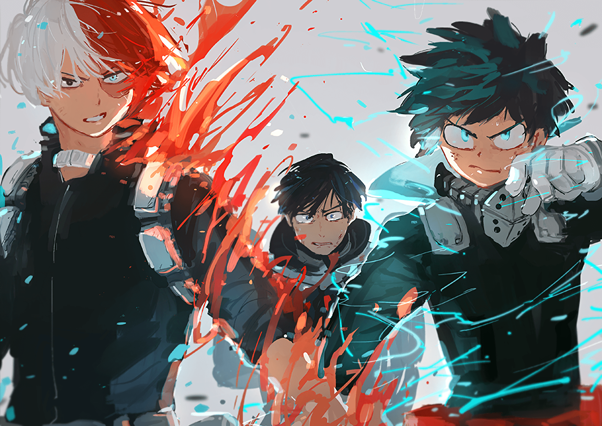 Bakugou My Hero Academia esplosioni, 1366x768 HD, Lenovo Legion