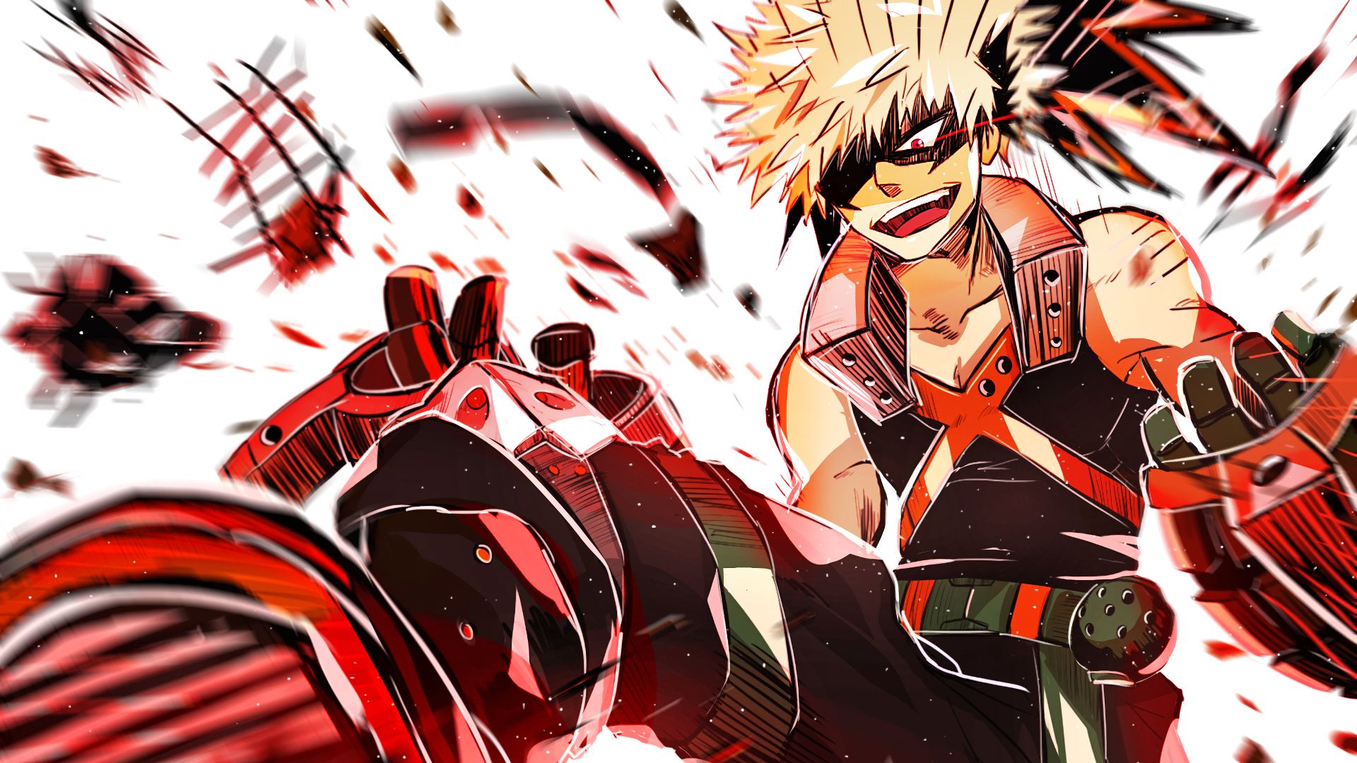 Bakugou My Hero Academia, 3840x2160 4K Ultra HD, Notebook Gaming