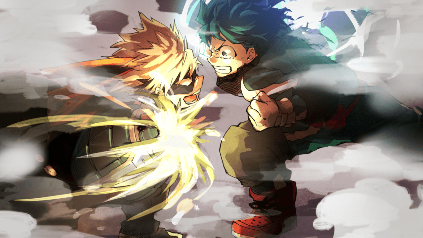 Kaminari BNHA collage giallo, My Hero Academia, 675x1200 Verticale, Telefono