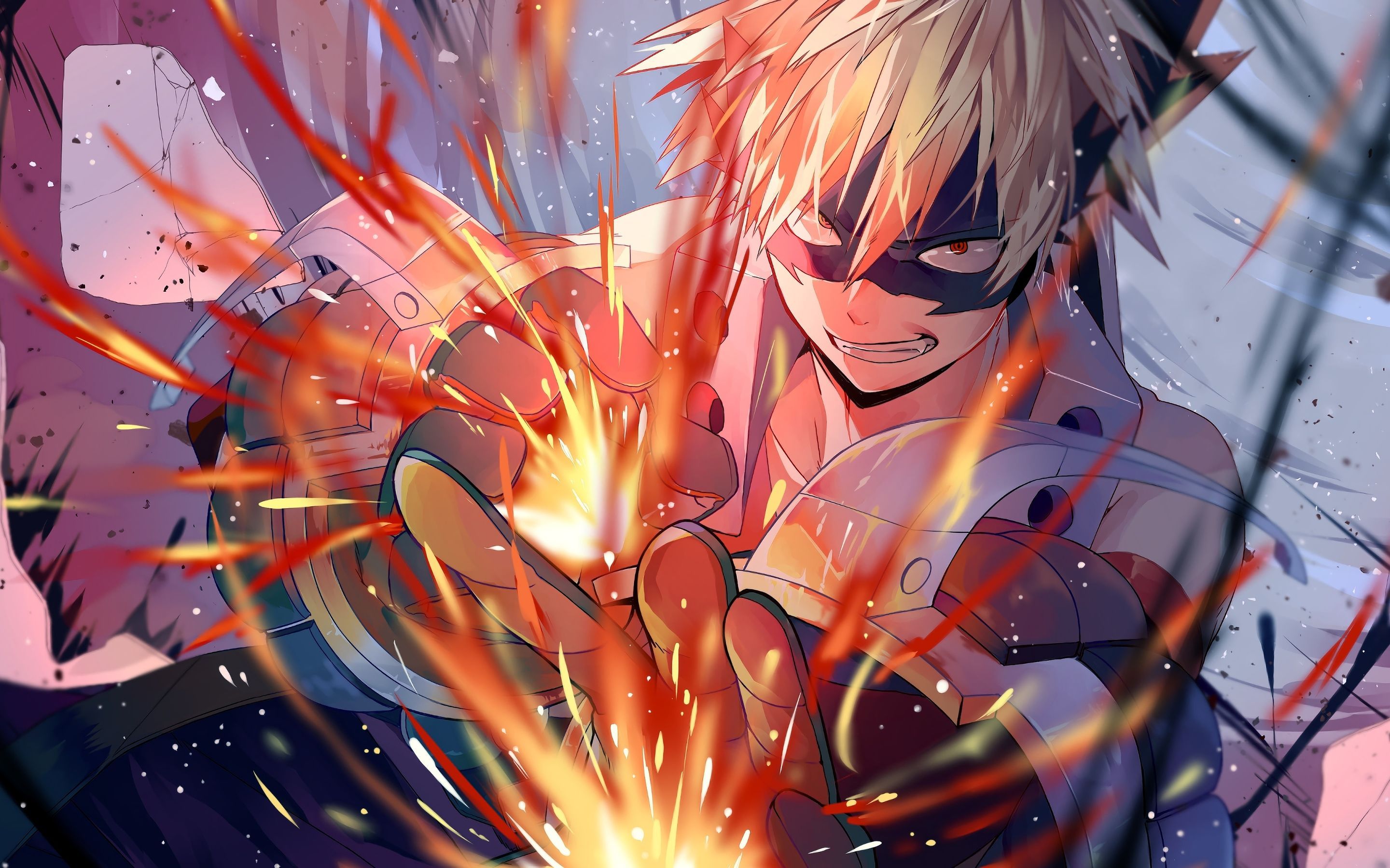 Bakugou esplosione My Hero Academia, Katsuki Bakugou, 2880x1800 2K+, Lenovo Legion