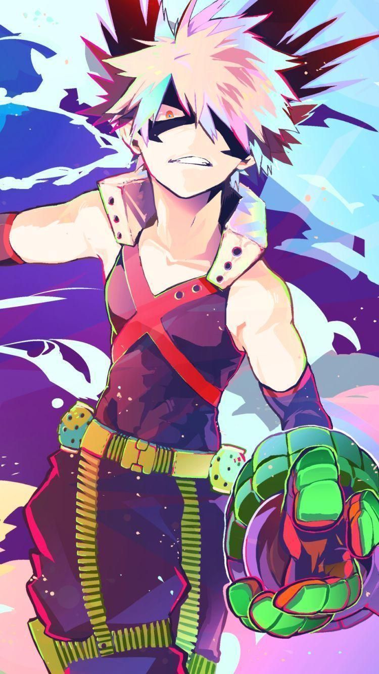 Bakugou My Hero Academia, 750x1334 Verticale, iPhone