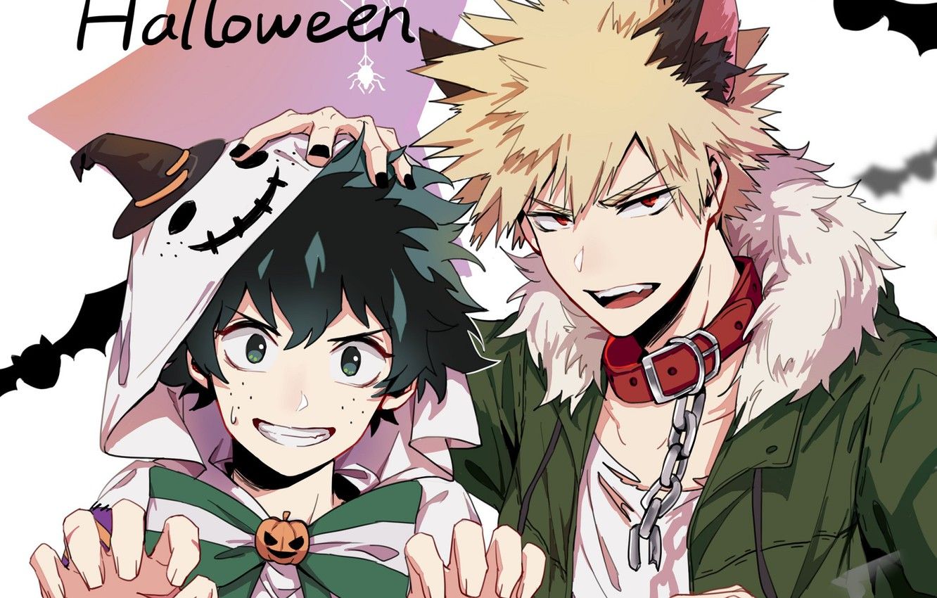 Bakugou e Deku, My Hero Academia, 1332x850 720p, Laptop