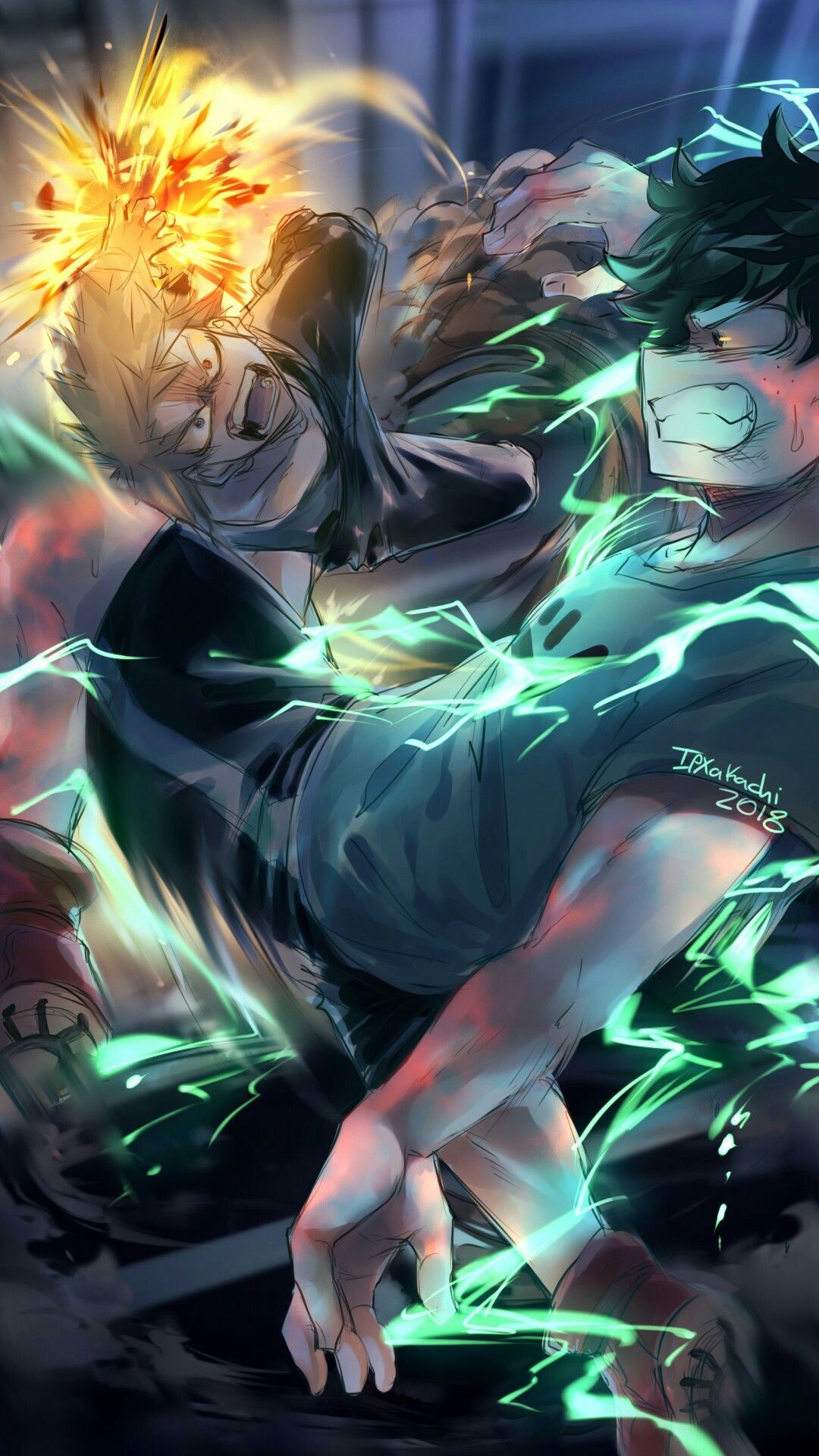 Todoroki, Deku e Bakugou, 1024x768 HD, Desktop