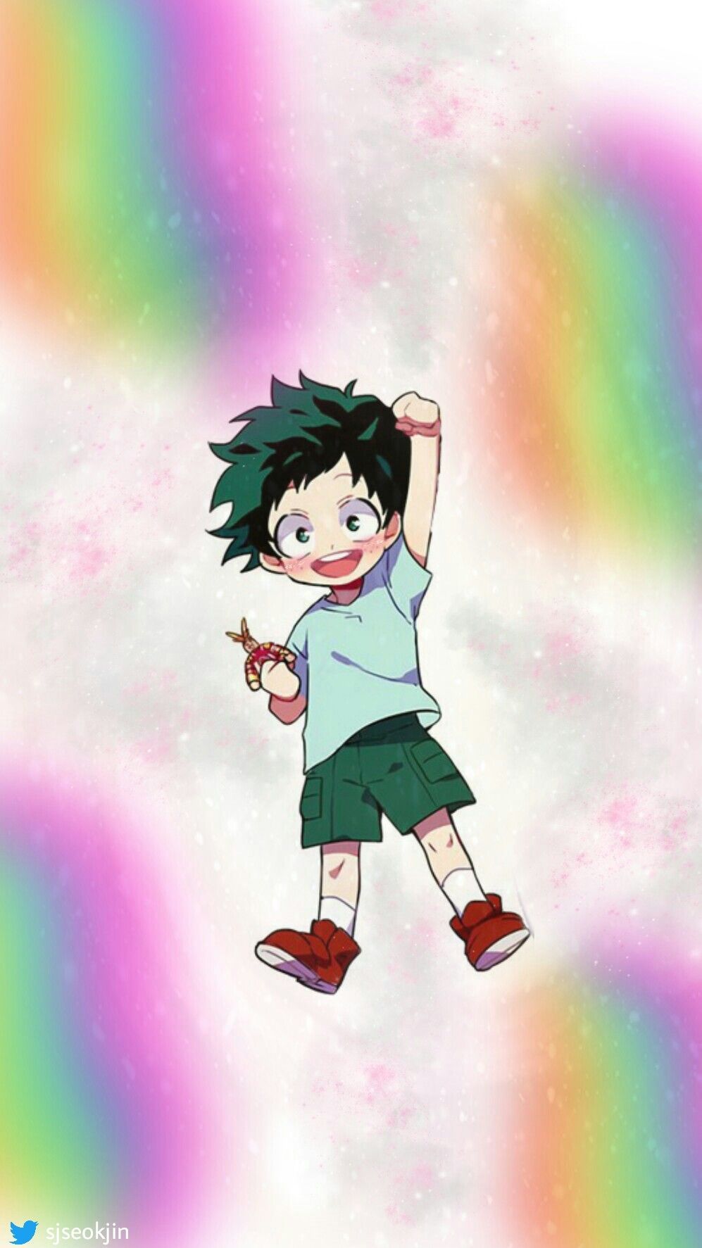 Midoriya Deku bambino, My Hero Academia, 997x1773 Verticale, Mobile