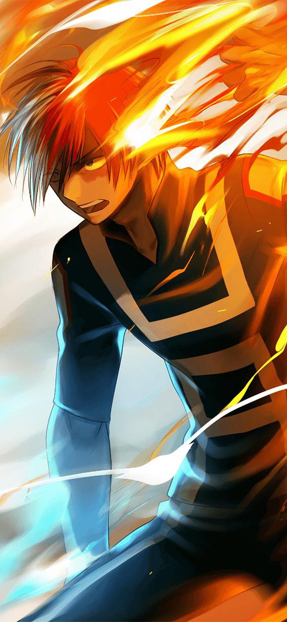 Shoto Todoroki My Hero Academia, 1125x2436 Verticale, Telefono