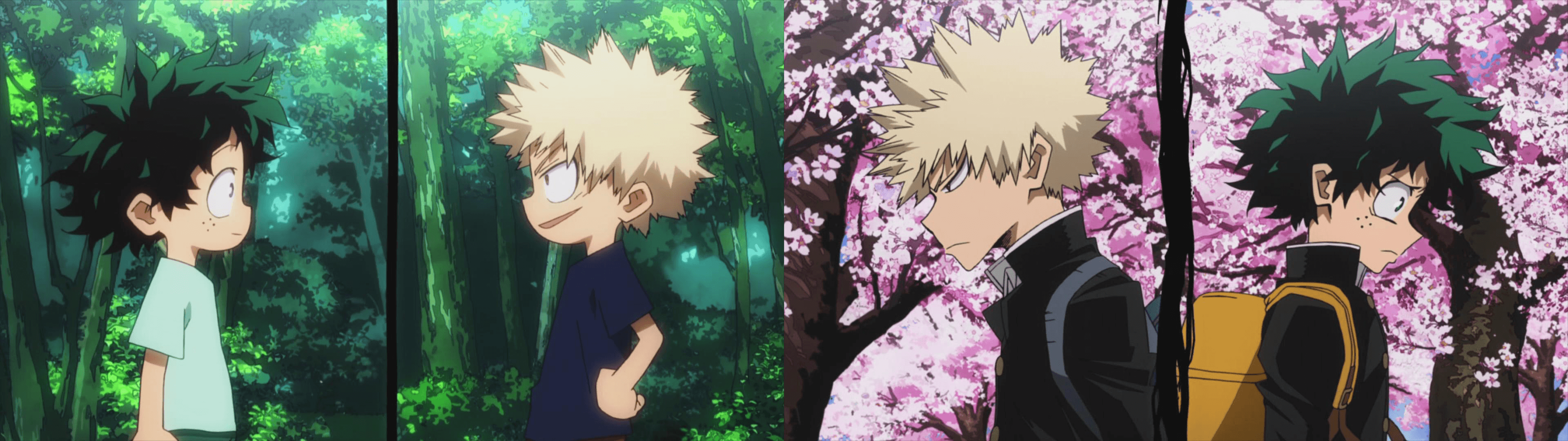 Bakugou, Deku e Todoroki, 1600x900 HD, PC