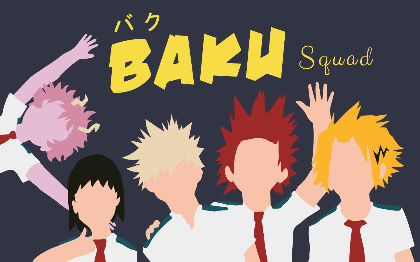 BakuSquad My Hero Academia gruppo, 1024x793 HD, PC Desktop