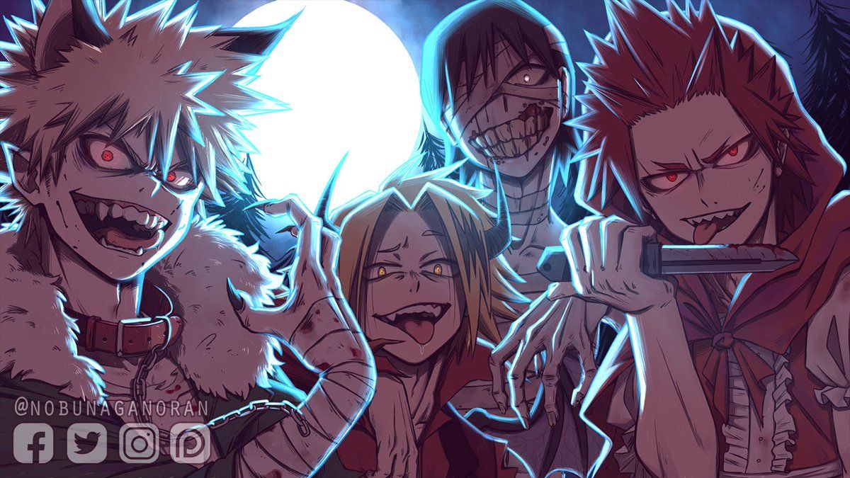 BakuSquad My Hero Academia notturno, eroi, 1200x675 HD, PC