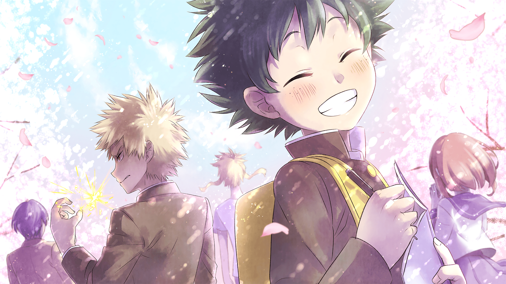 Deku e Bakugo, My Hero Academia, One For All, 1920x1080 1080p, Desktop
