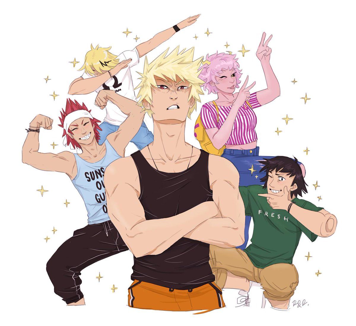BakuSquad My Hero Academia, 1200x675 HD, Monitor Gaming