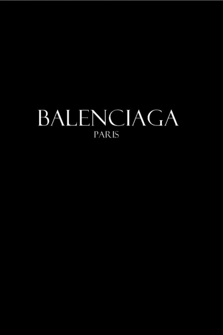 Logo Balenciaga Paris nero, 730x1095 Verticale, Telefono