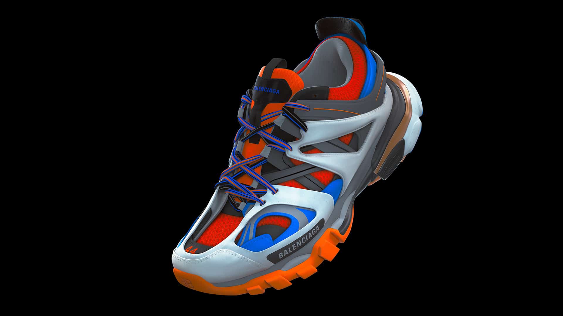 Scarpa Balenciaga Track su nero, 1920x1080 Full HD 1080p, PC