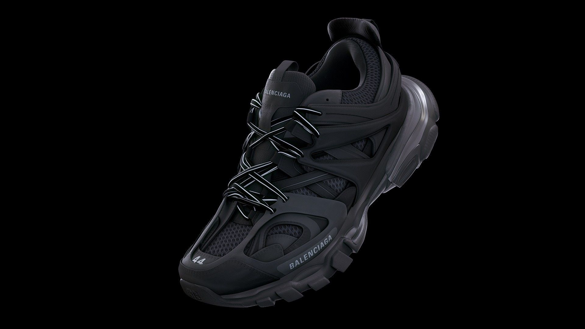 Sneaker Balenciaga nera sportiva, 1920x1080 Full HD, Desktop