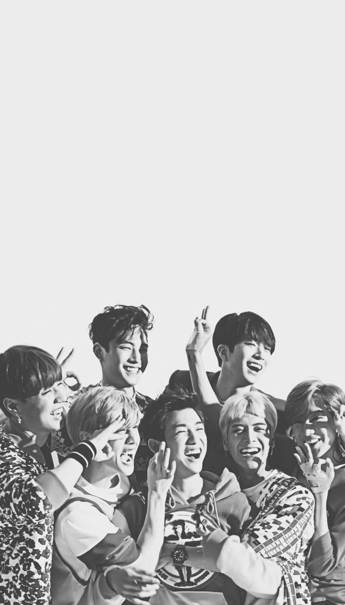 Gruppo K-pop bianco e nero, 1130x1982 Verticale, Telefono