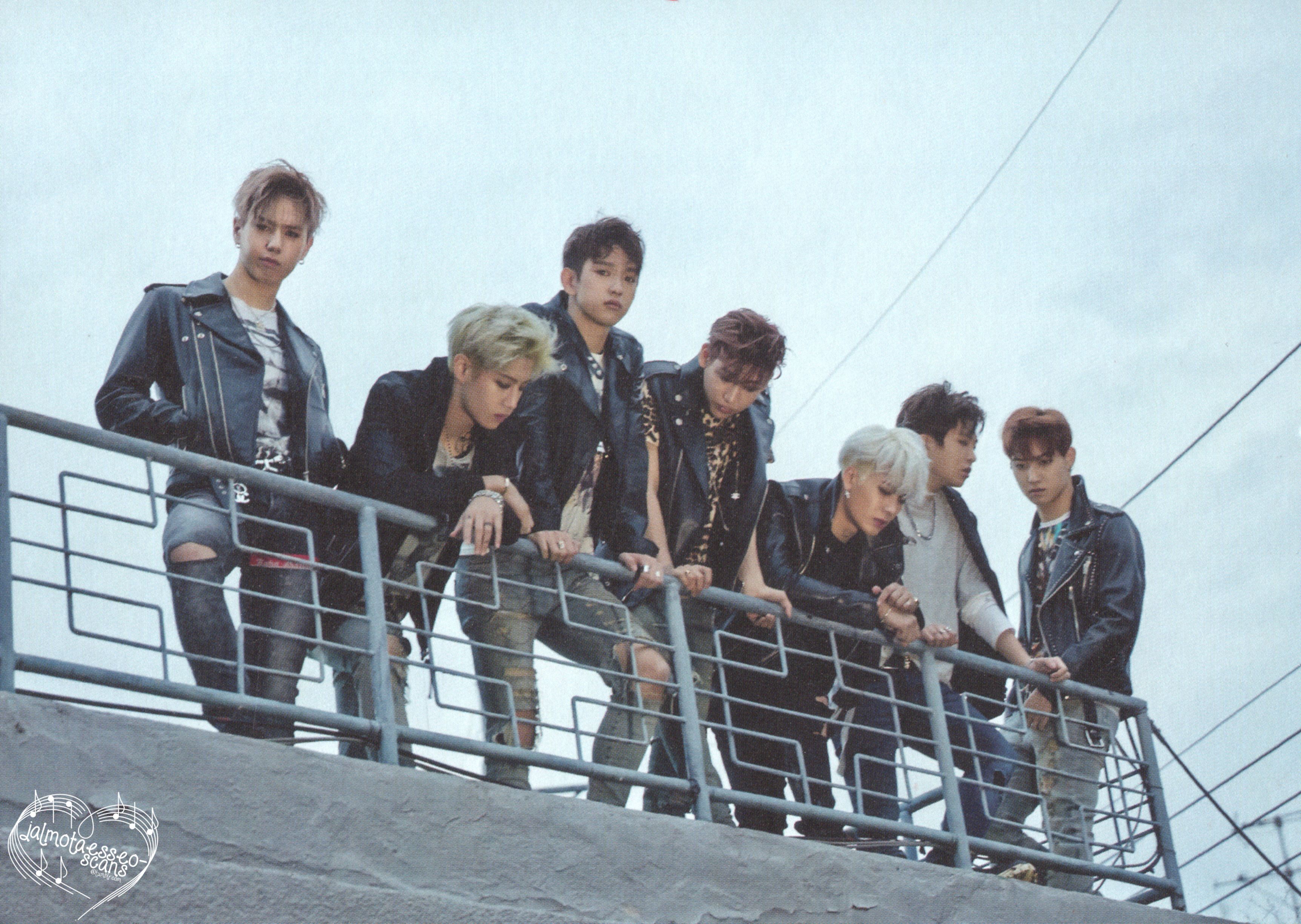 Got7 gruppo su tetto, 3449x2451 WQXGA, Desktop