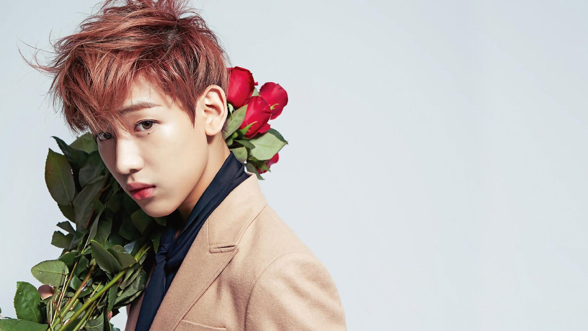 BamBam GOT7 con rose, 1920x1080 Full HD 1080p, PC Desktop