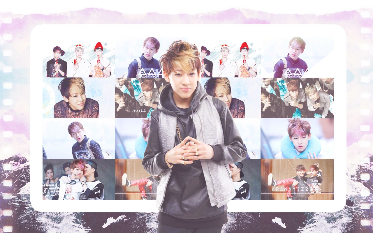 BamBam GOT7 collage foto, 1280x800 720p, Laptop