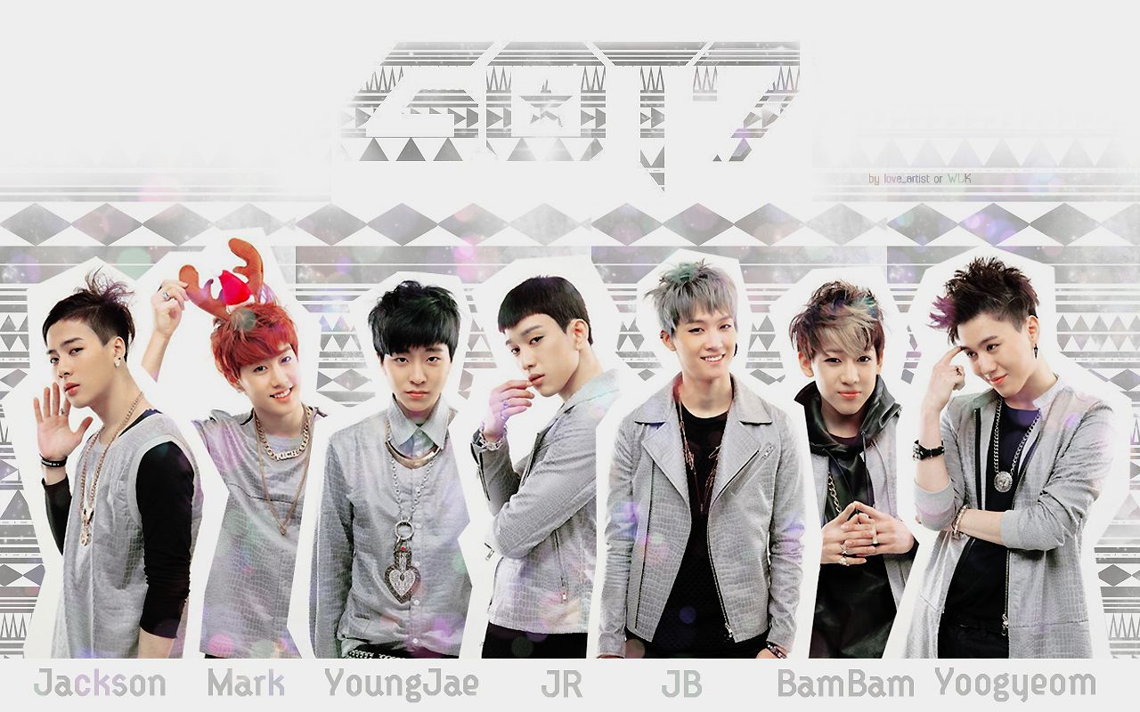 GOT7 gruppo membri banda, 1280x800 720p, PC