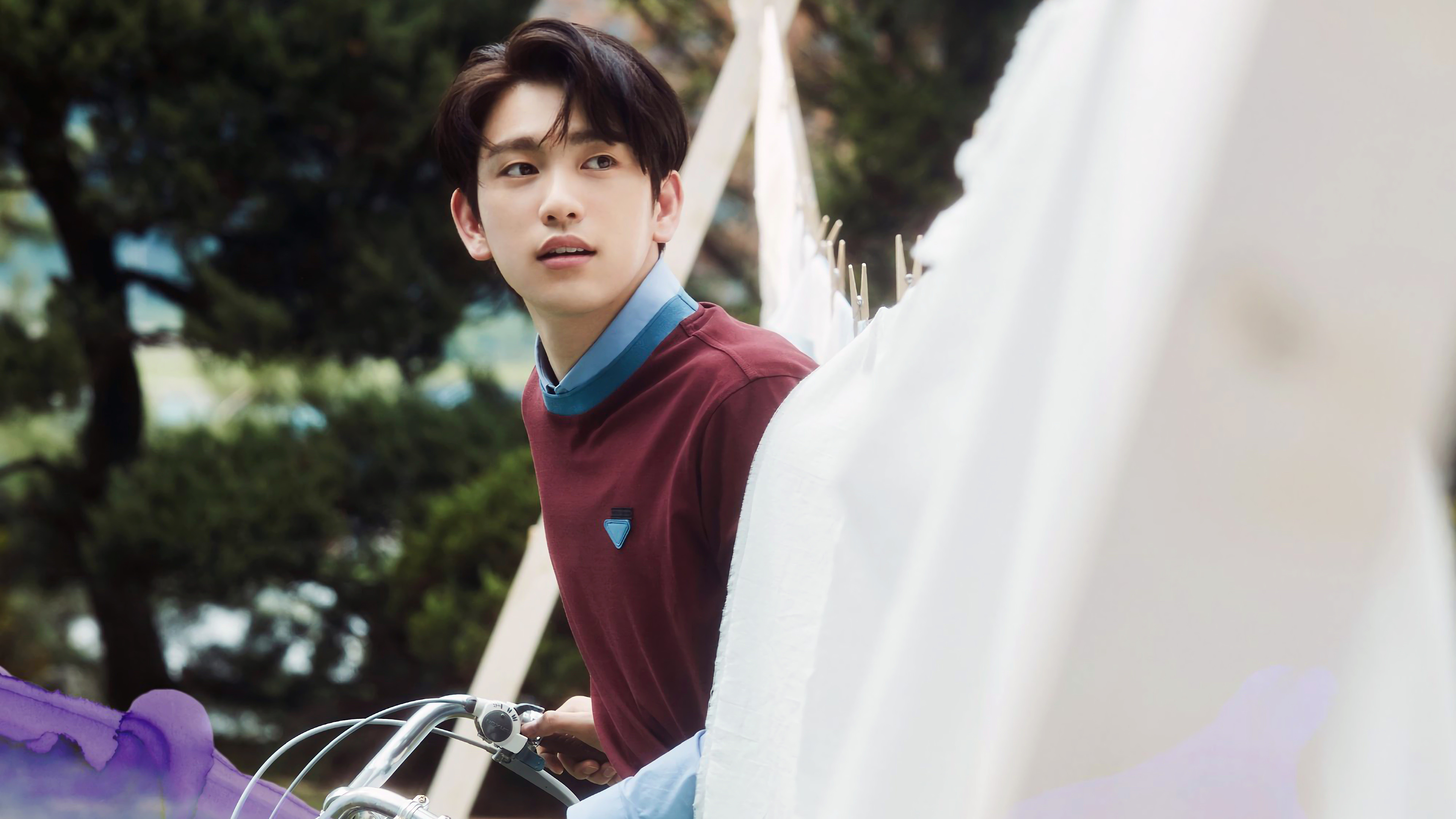 Jinyoung GOT7 ritratto esterno, 3840x2160 4K Ultra HD, Monitor 4K