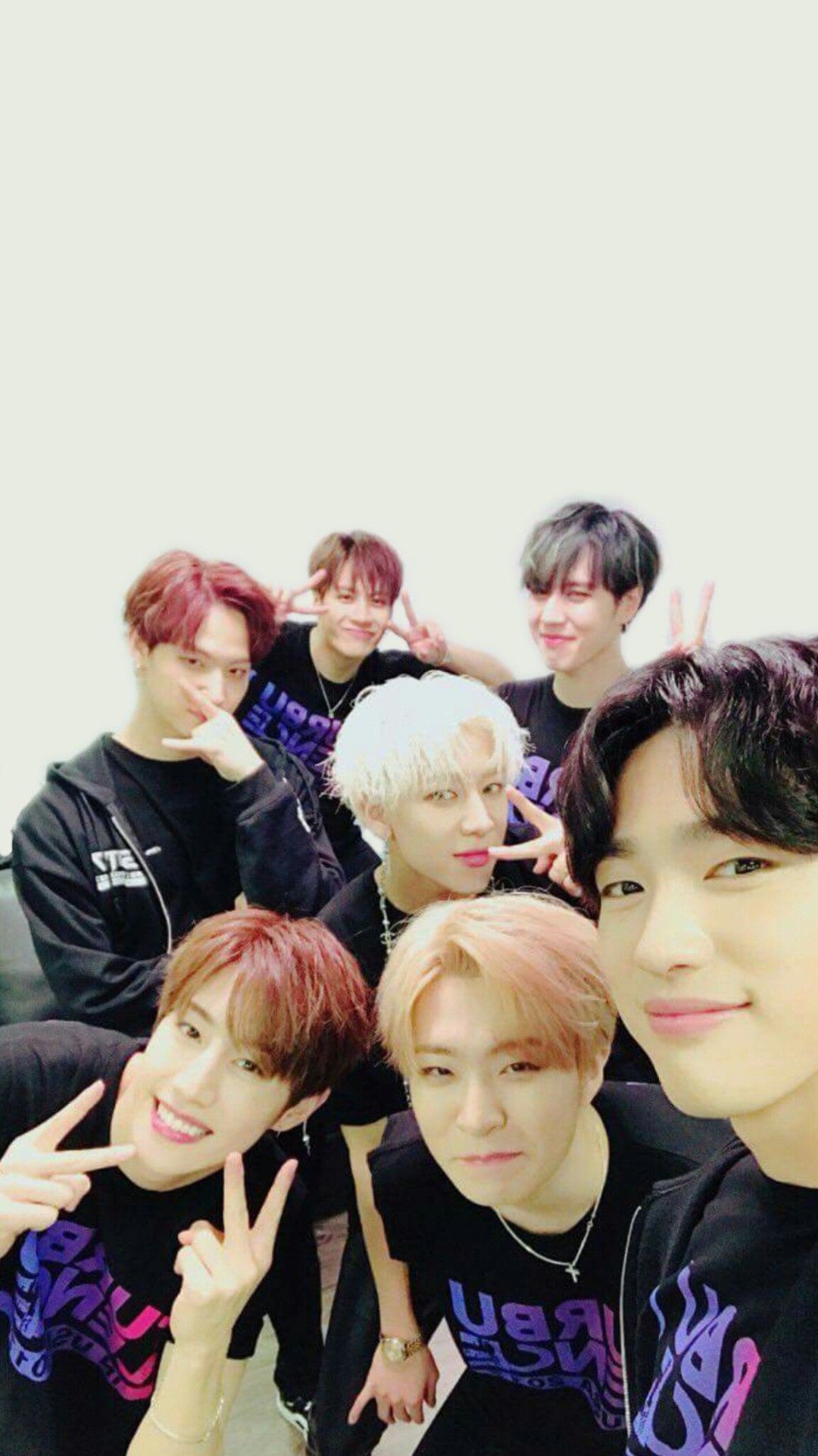 Gruppo GOT7 selfie, 1080x1920 Full HD Verticale, iPhone