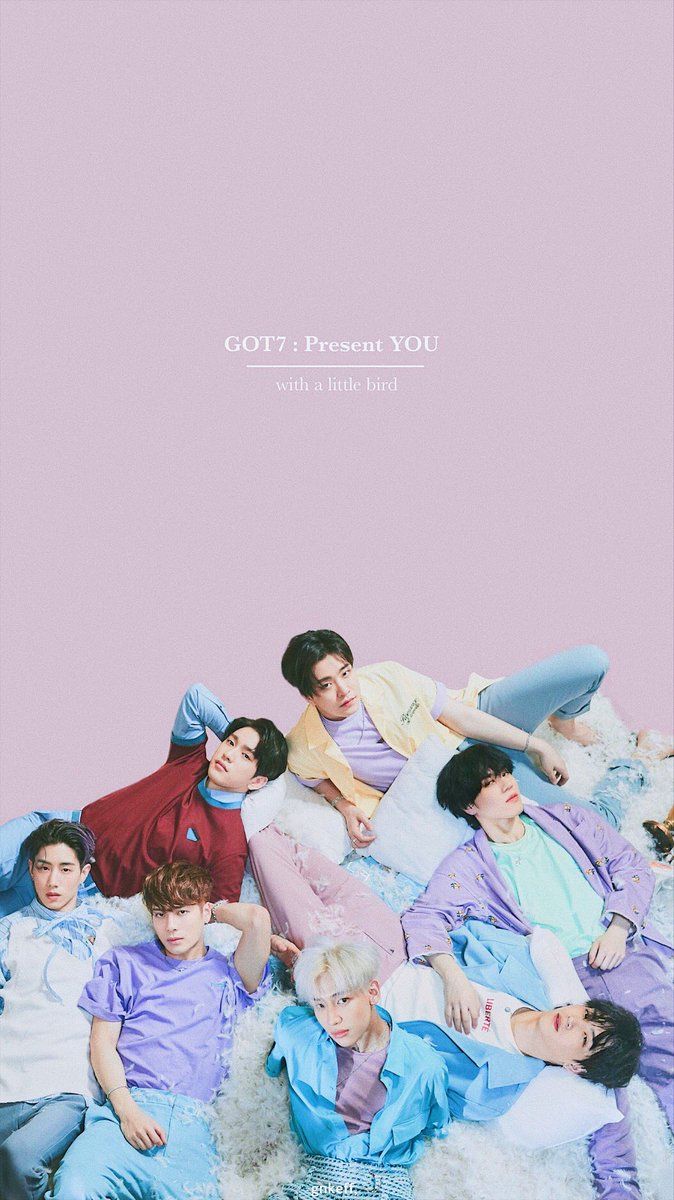 GOT7 gruppo membri rosa pastello, 674x1200 Verticale, Telefono
