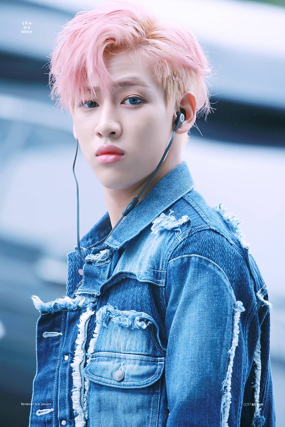 BamBam GOT7 giacca denim, K-pop, 1000x1500 Verticale, Mobile