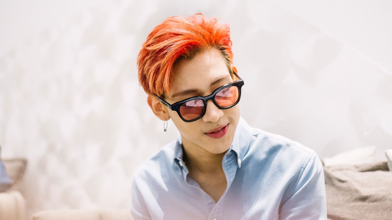 BamBam GOT7 capelli arancioni, 1600x900 900p, PC Desktop